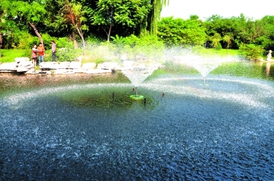 噴泉式曝氣機 環保與美觀的完美結合